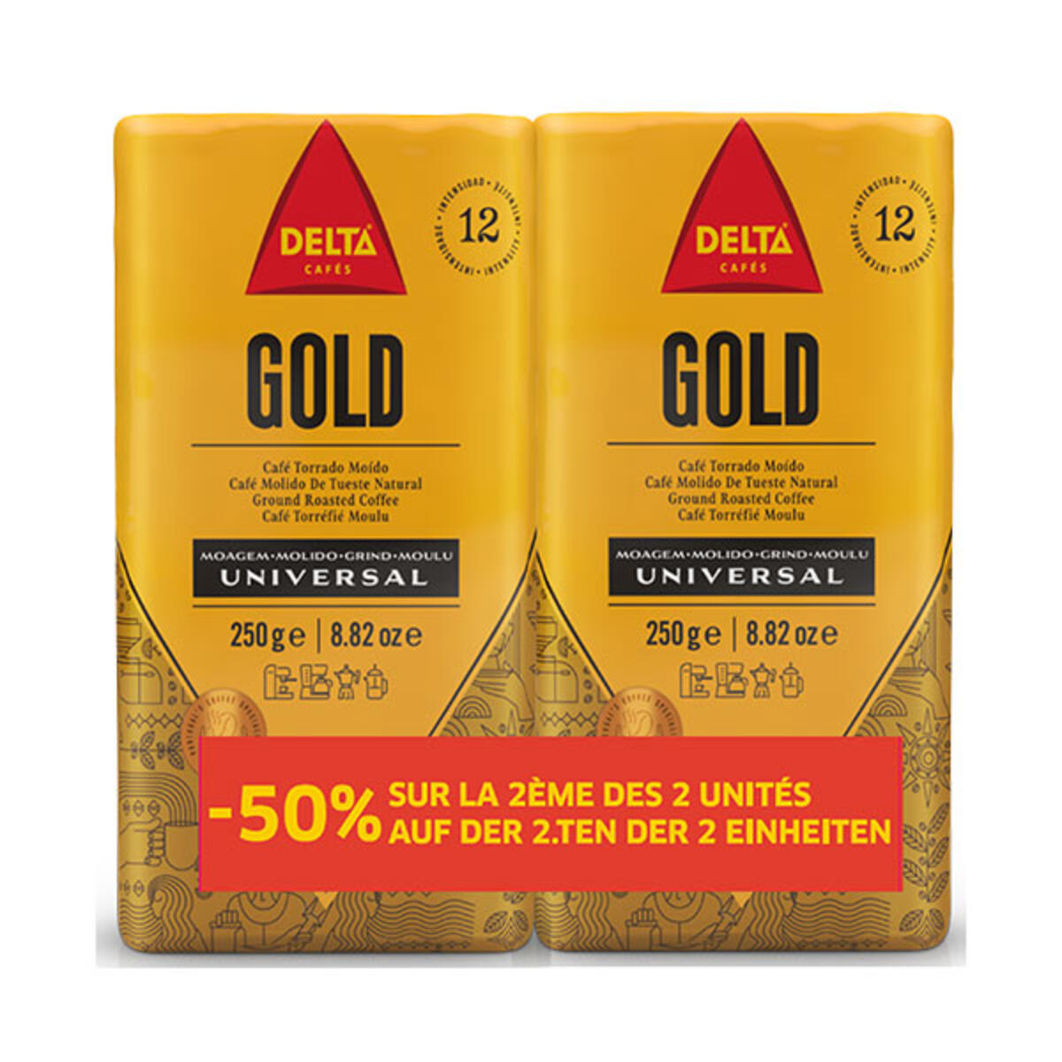 Delta Gold Brick 250g – Bipack (2x250g)