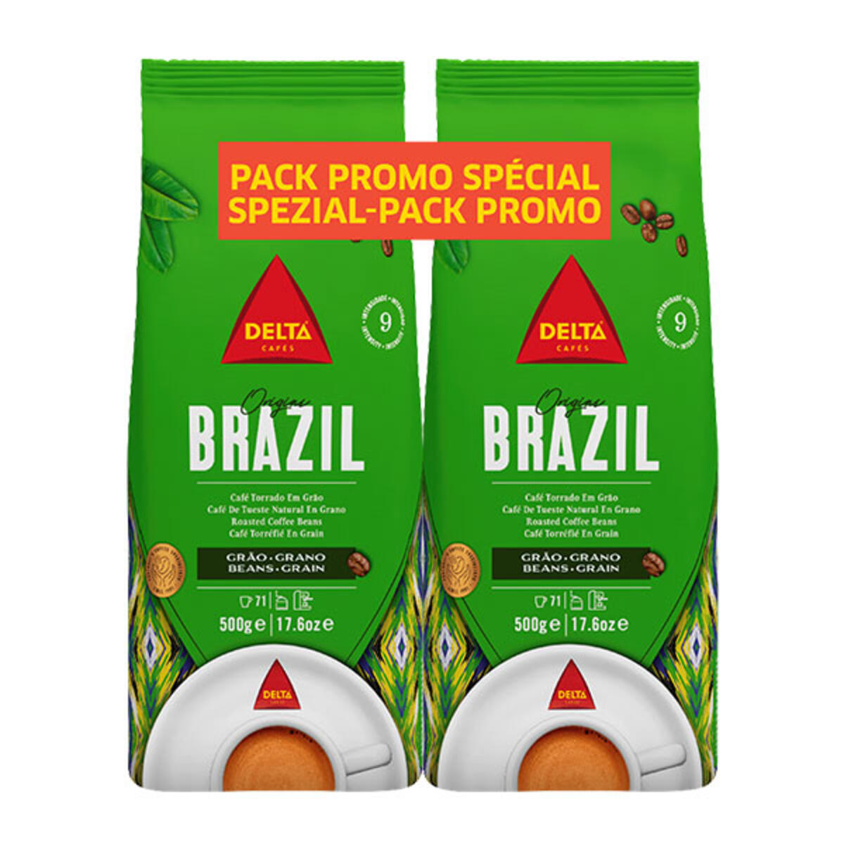 Delta Cafés Brazil Grain 500g – Bipack